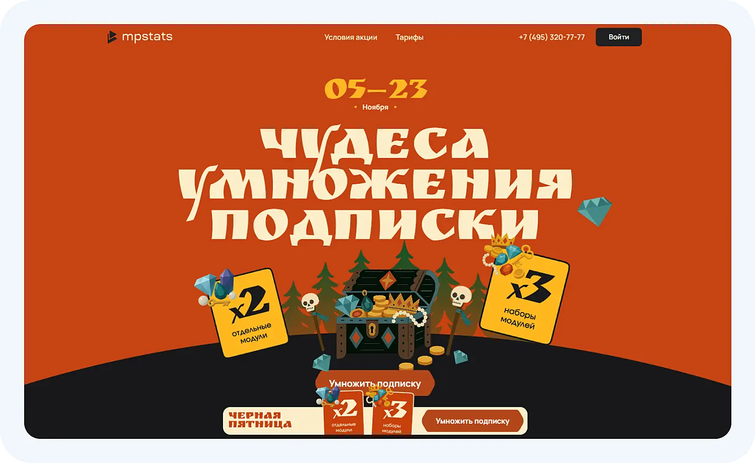 Черная пятница в MPStats. Информация взята с сайта mpstats.io