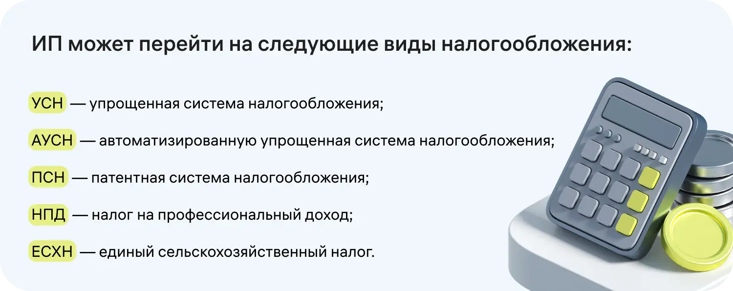 Выбор системы налогообложения для ИП