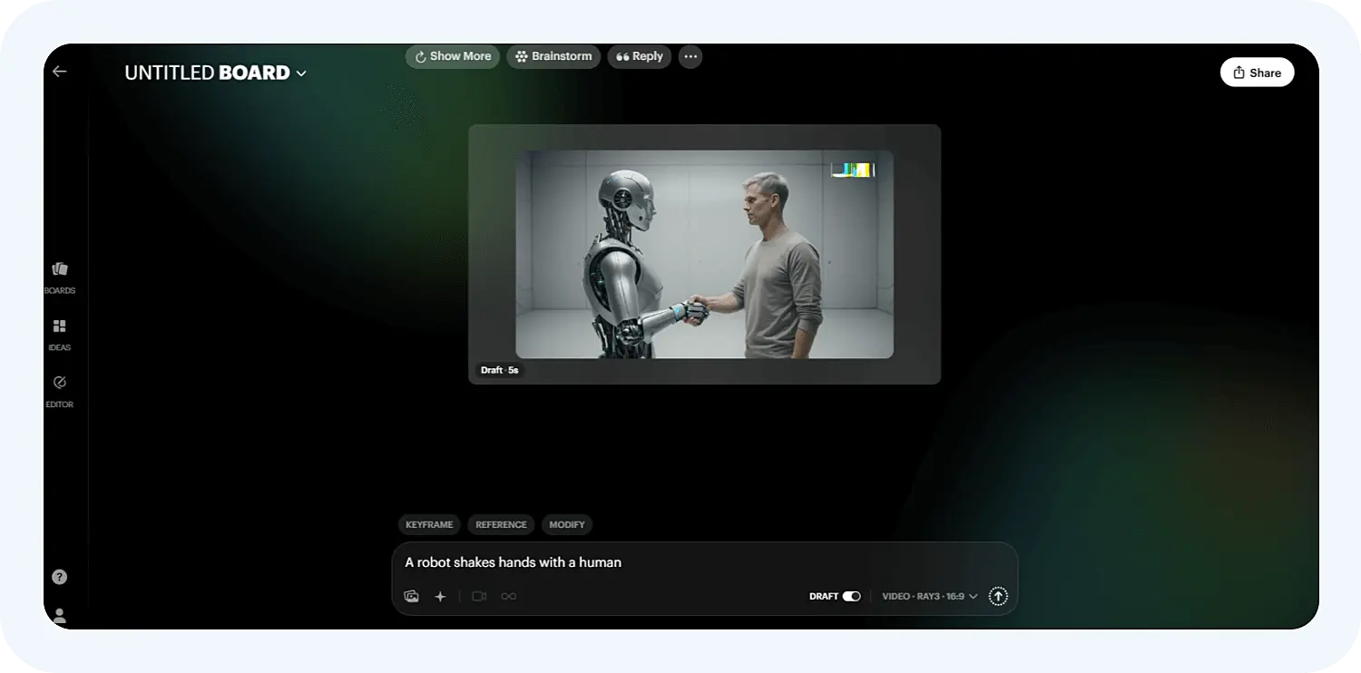  Luma Dream Machine для создания видео