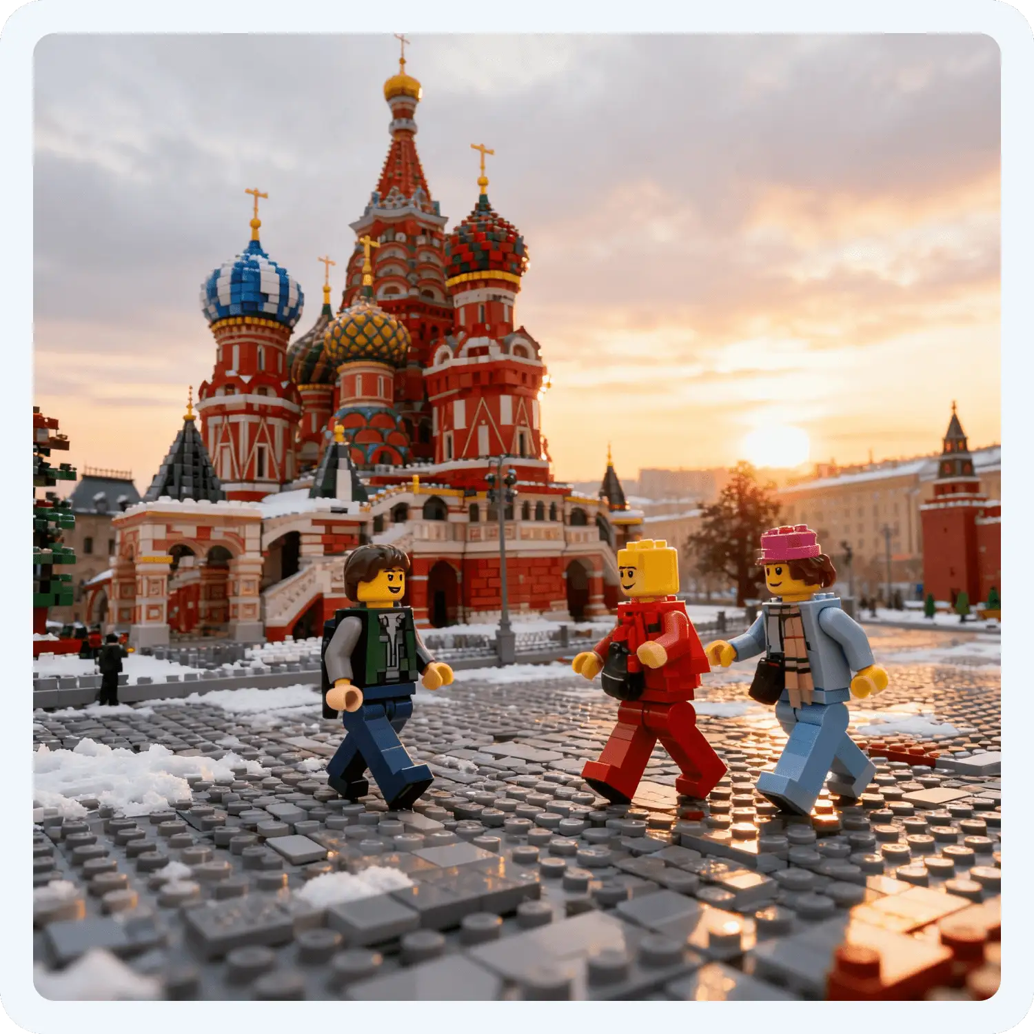 Создание изображения в стиле LEGO нейросетями