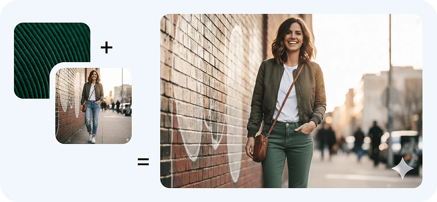 С помощью нейросети Nano Banana можно переносить текстуру на фотографию