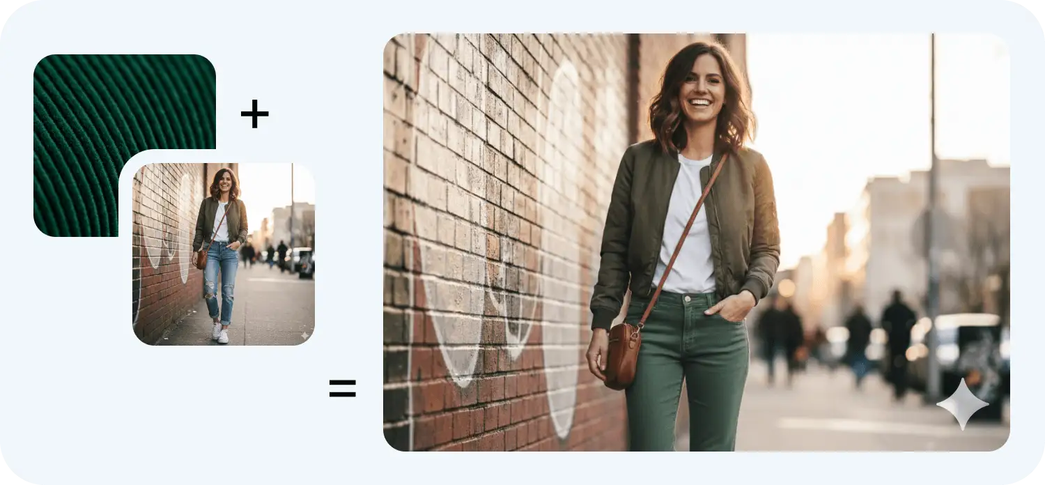 С помощью нейросети Nano Banana можно переносить текстуру на фотографию