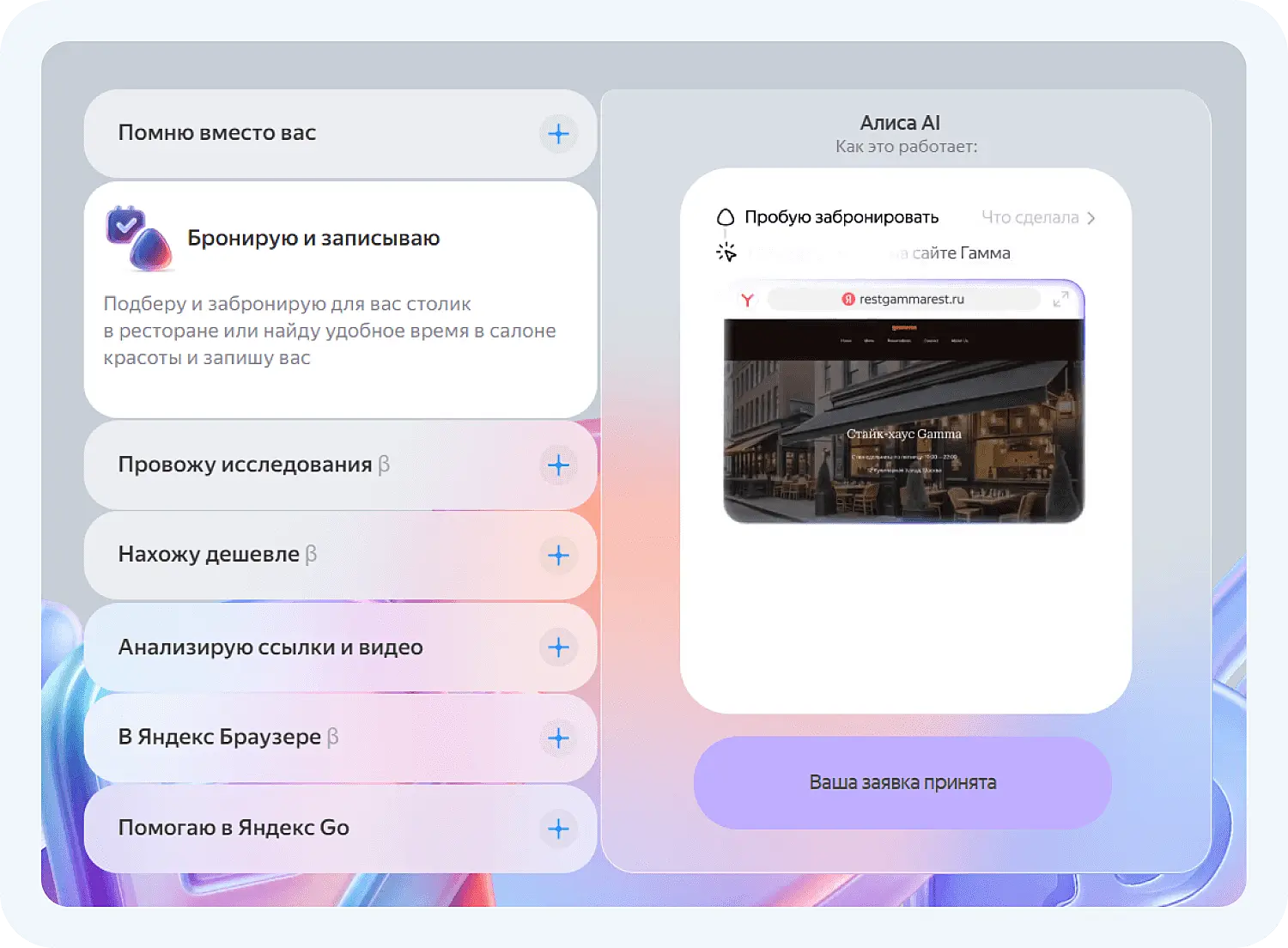 ИИ-агенты от нейросети Алиса