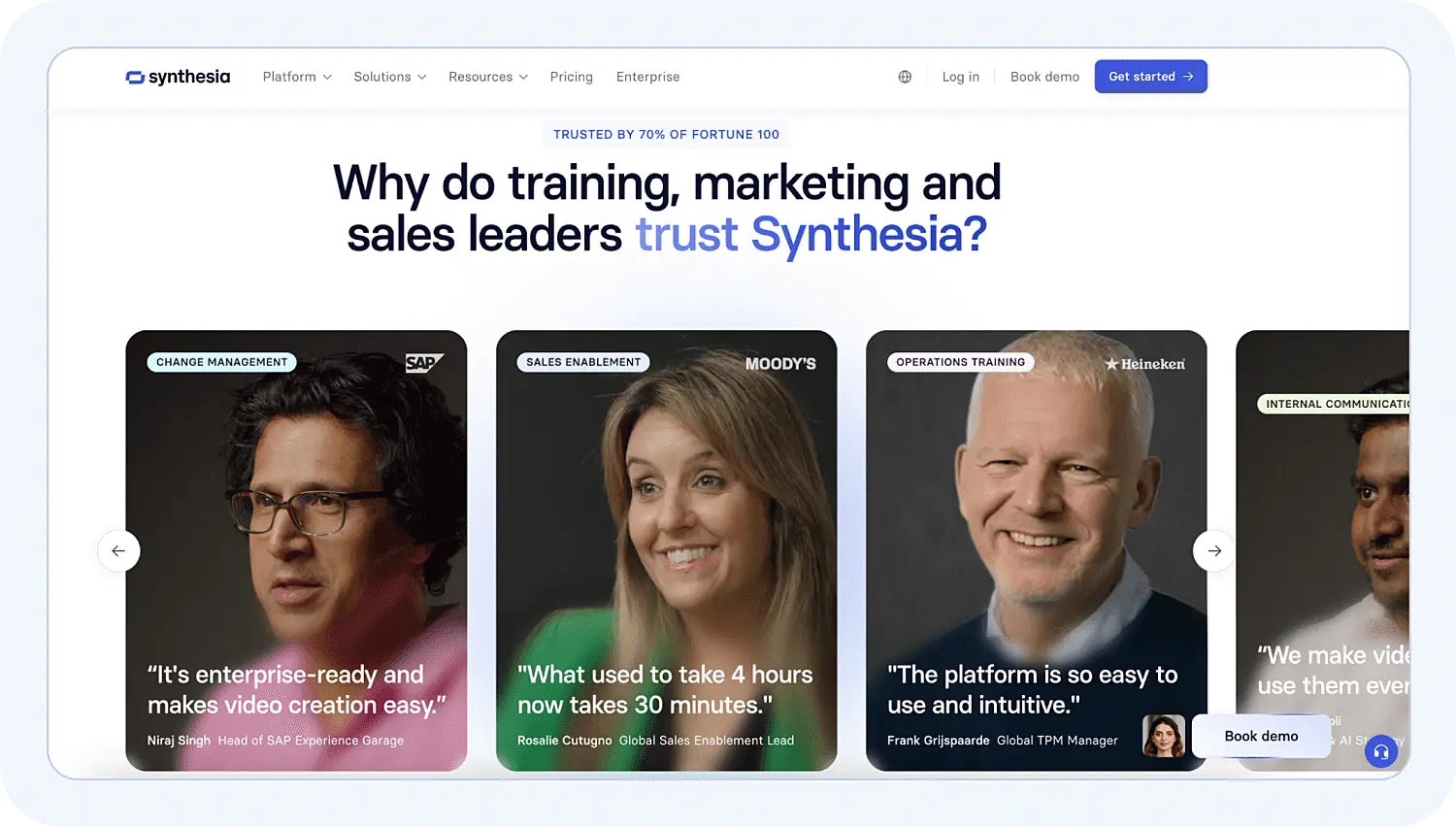 Озвучка видео при помощи Synthesia