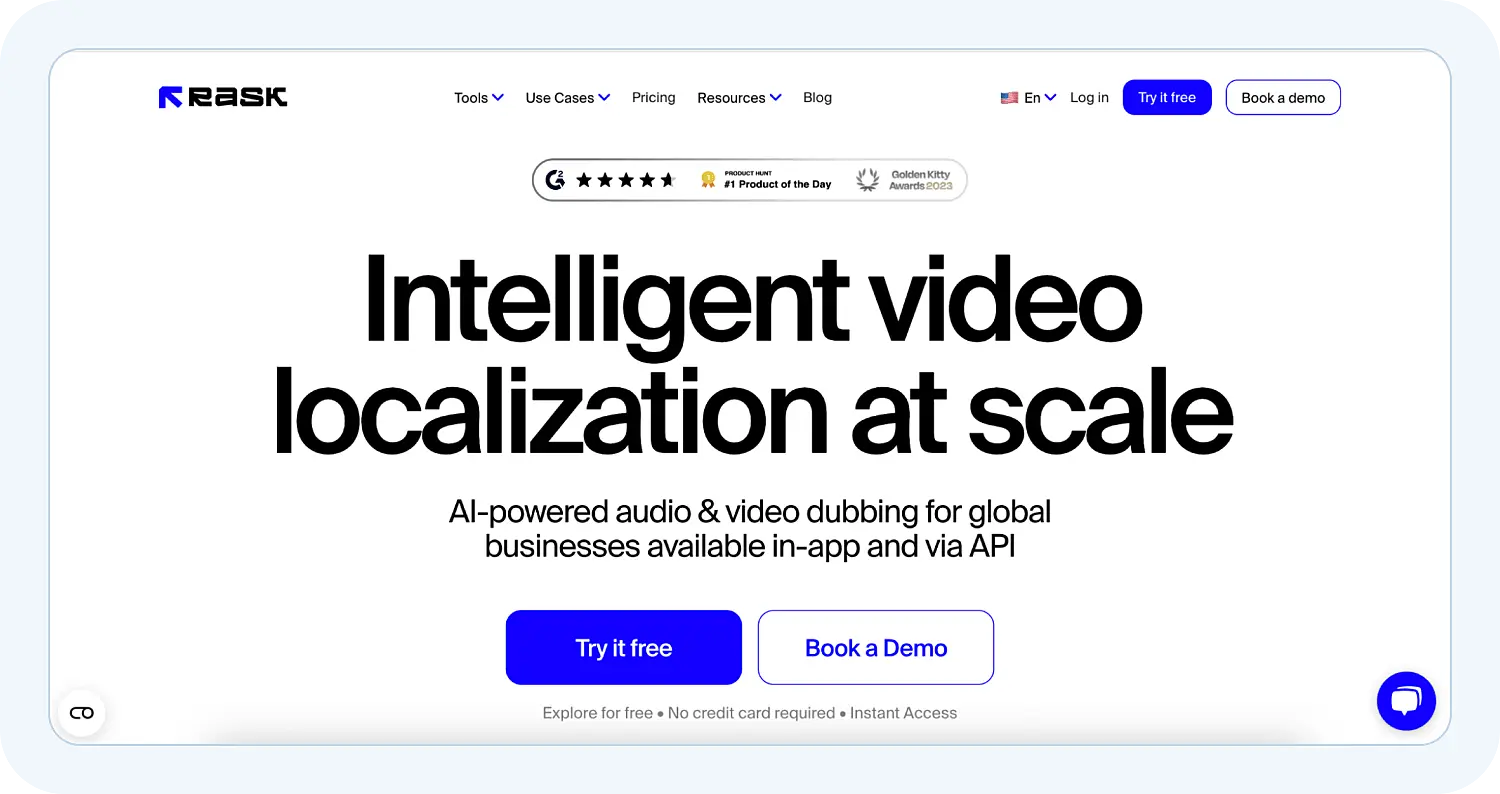ИИ-озвучка и локализация видео в Rask.ai