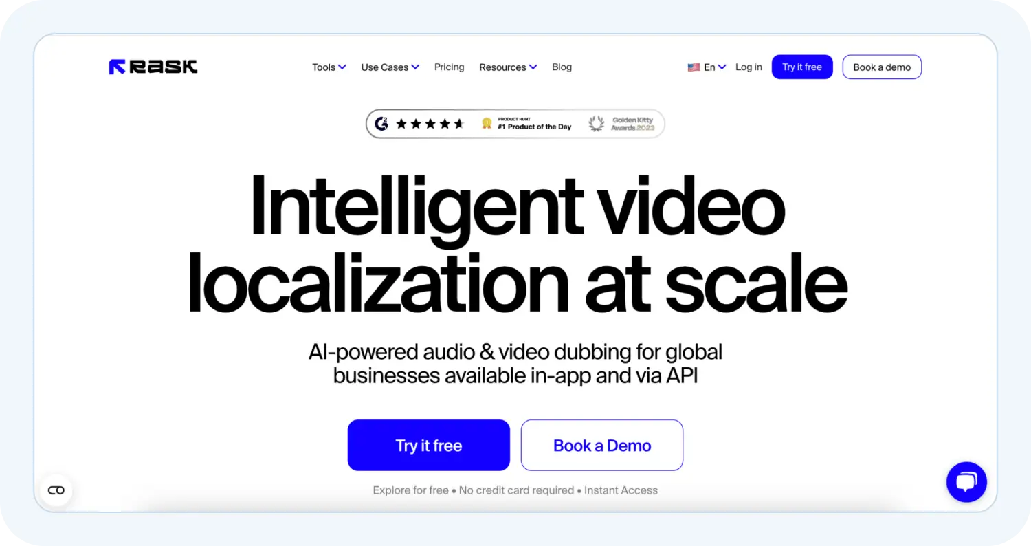 AI-озвучка и локализация видео в Rask.ai
