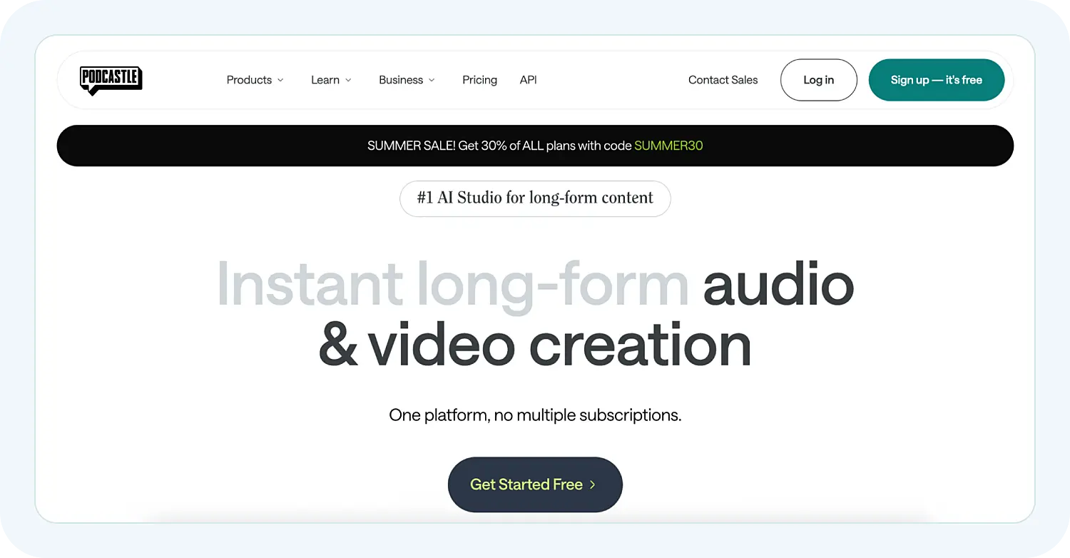 Озвучка подкастов в Podcastle