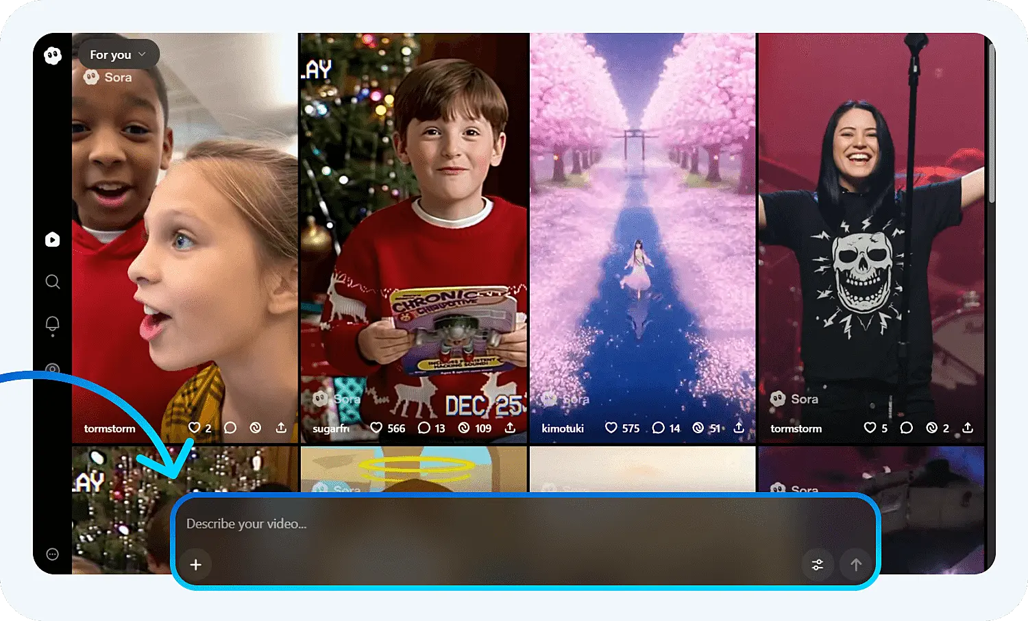 Десктопная версия нейросети Sora 2