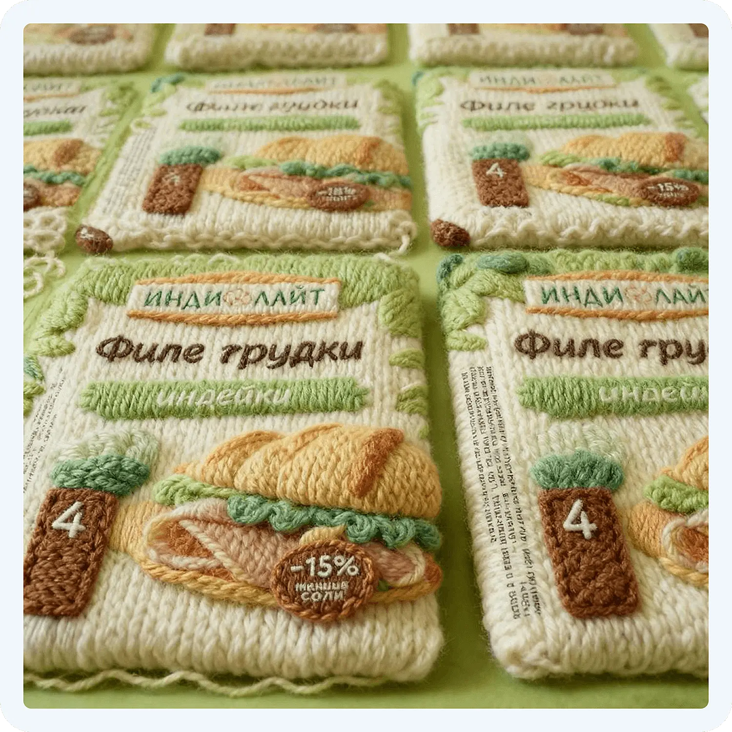 Вязаное ИИ-видео от Индилайт