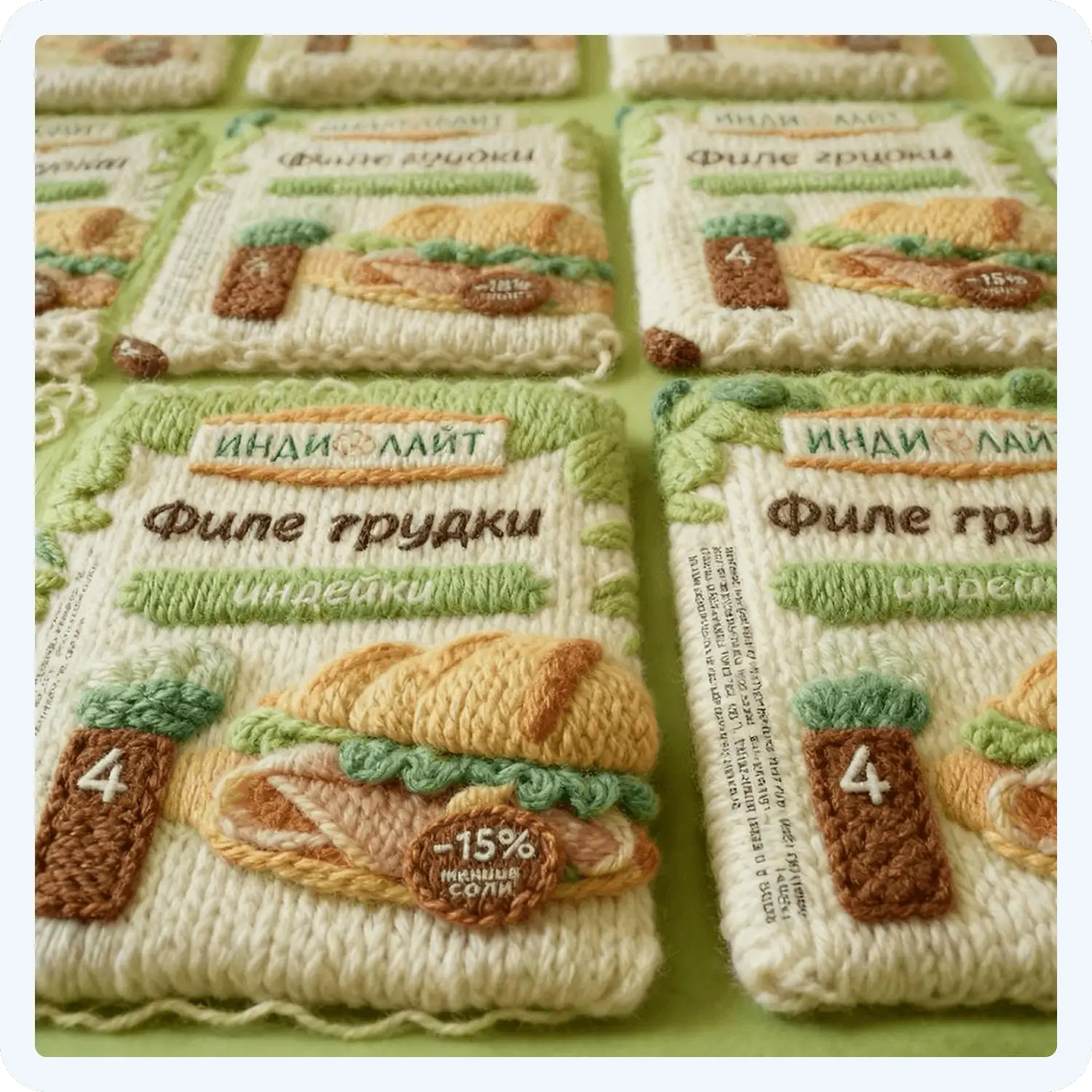 Вязаное ИИ-видео от Индилайт