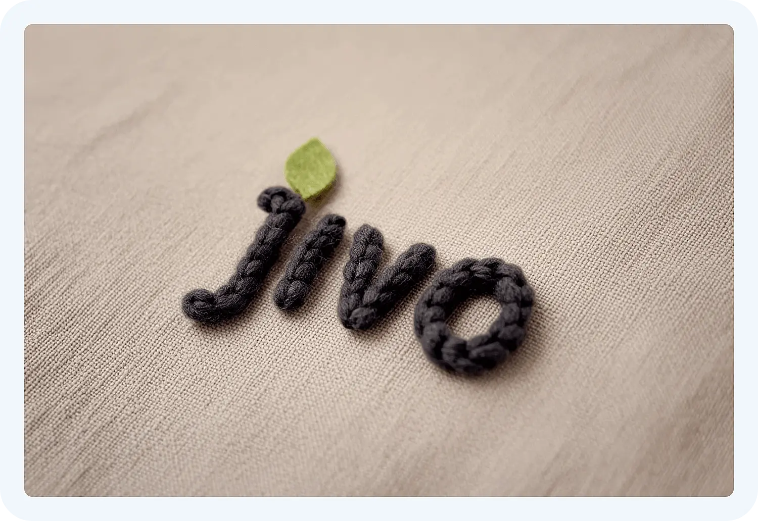 Вязаный логотип Jivo