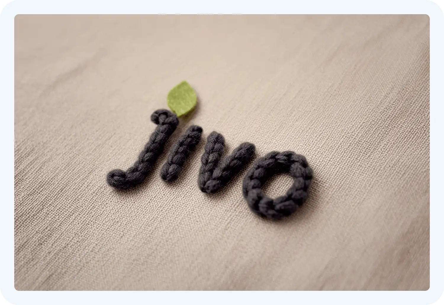 Вязаный логотип Jivo