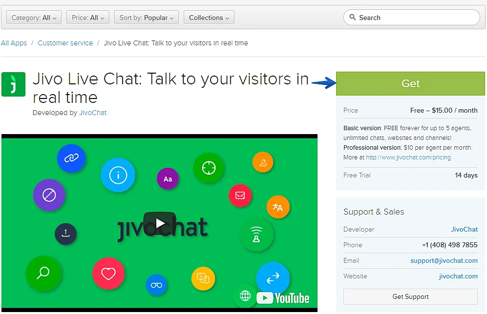 JivoChat app