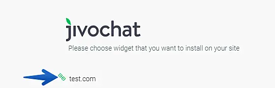 JivoChat installation page on Shopify