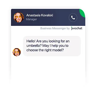 JivoChat live chat window