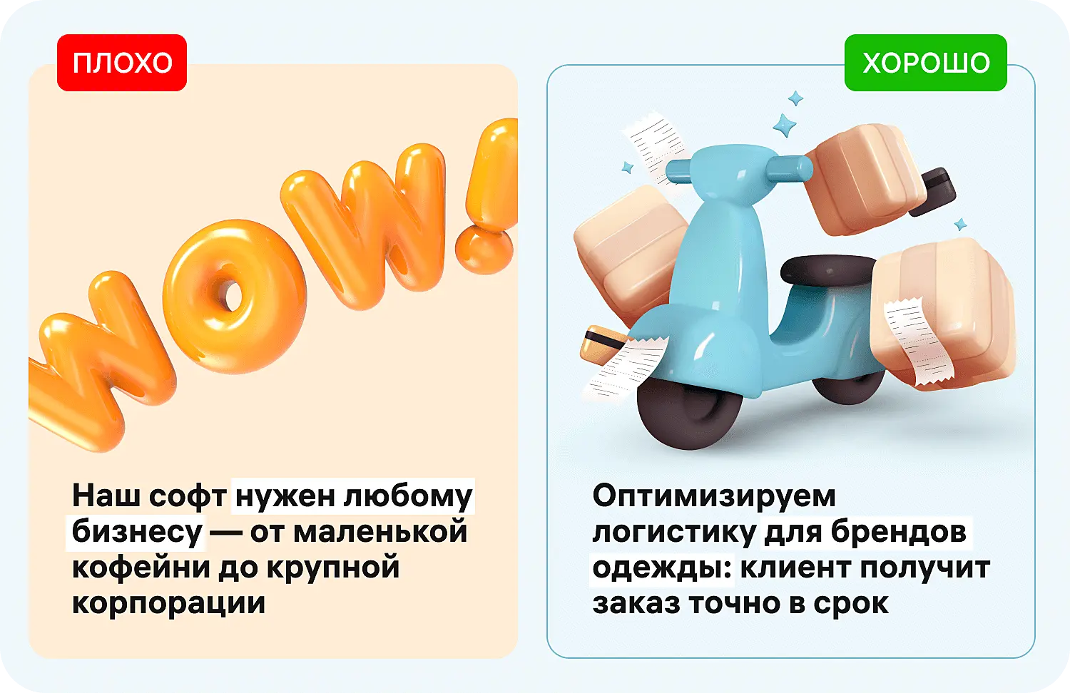 Персонализация сообщений исходя из болей покупателей