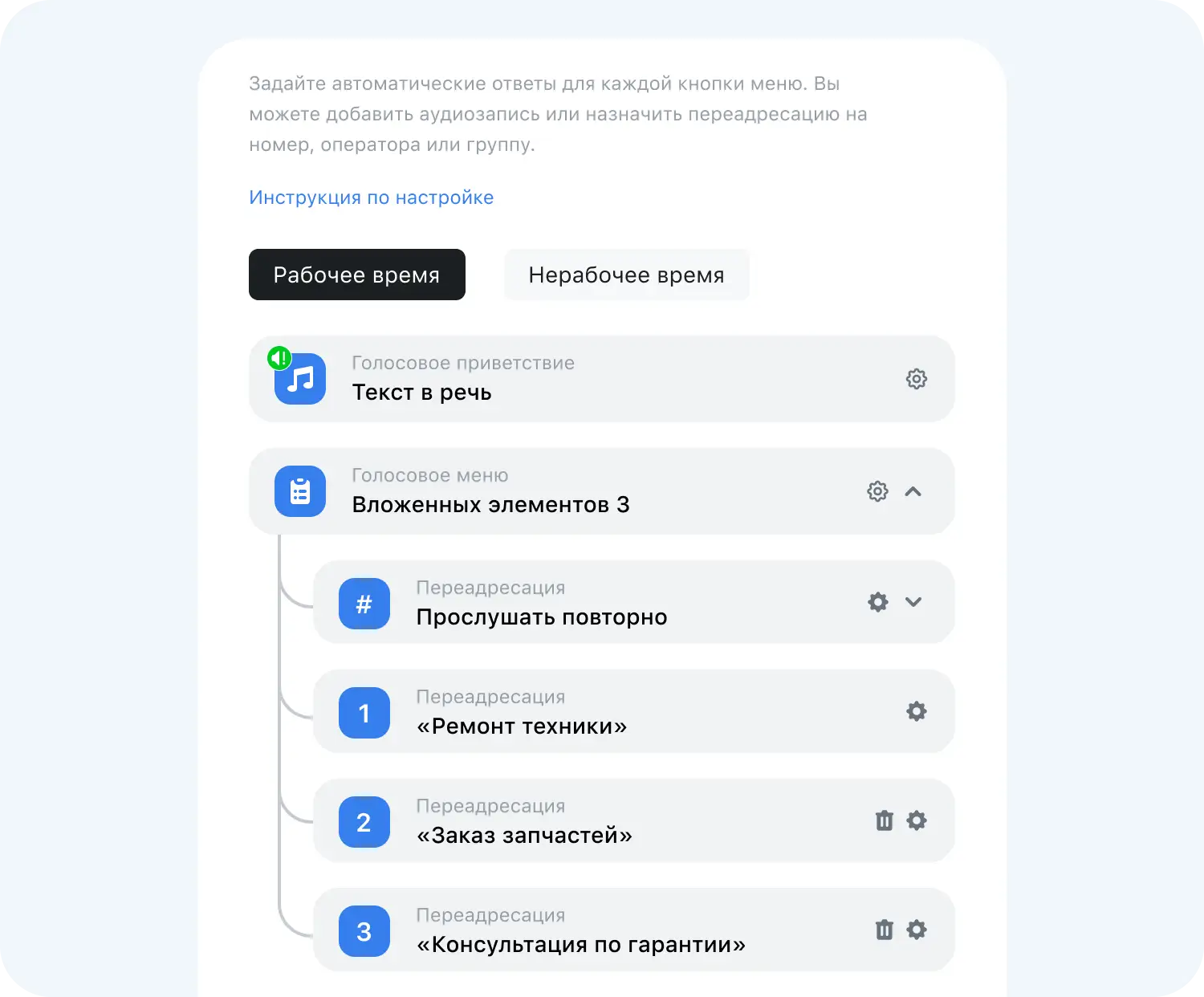 Как настроить голосовое меню в IP-телефонии для бизнеса