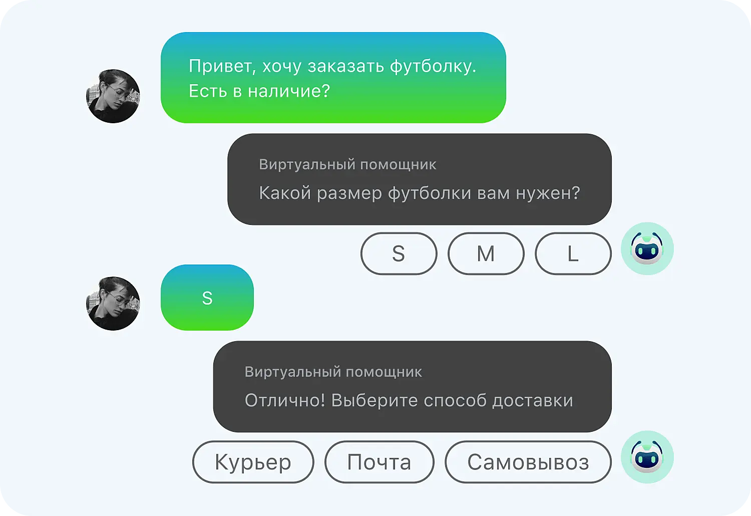 Пример чат-бота