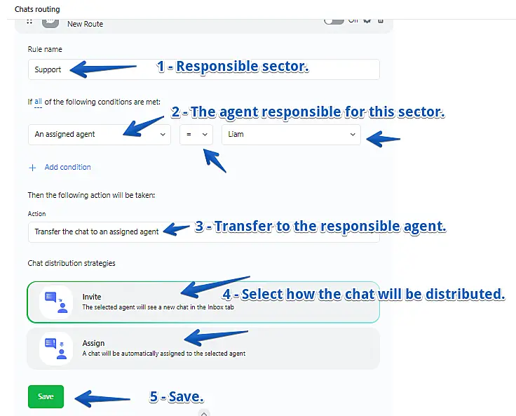 How to enable chat routing